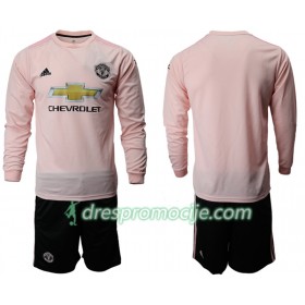 Manchester United Dres Dječji Gostujući 2018/19 Dugim Rukavima